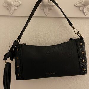 Darcy Marks Black Studded Shoulder Bag